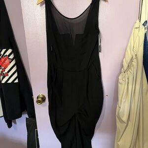 Elegant Black Sleeveless Dress